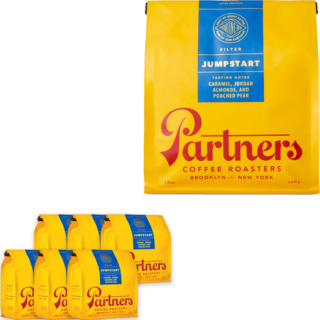 Partner's Coffee Jumpstart Latin American Blend Whole Bean Coffee: 12 oz