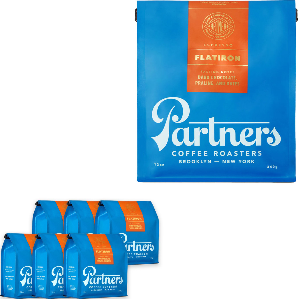 Partner's Coffee Flatiron Whole Bean Coffee: 12 oz