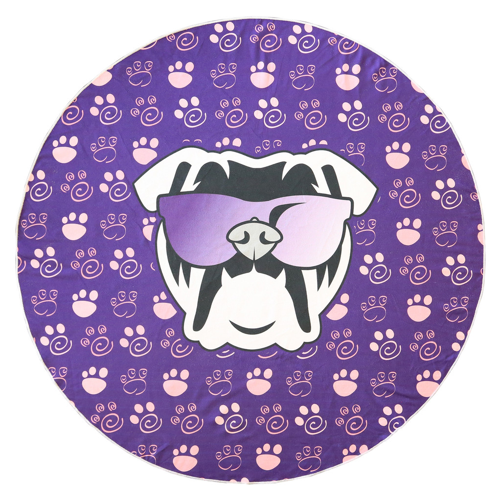 Round Beach Towel No Fringes