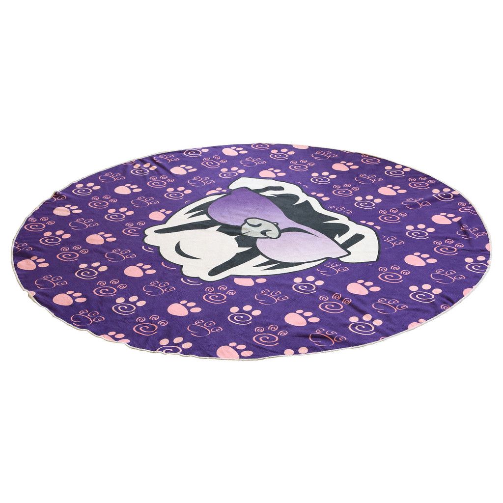 Round Beach Towel No Fringes