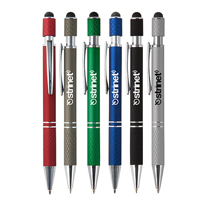 Siena Executive Aluminum Spin Top Stylus Pen