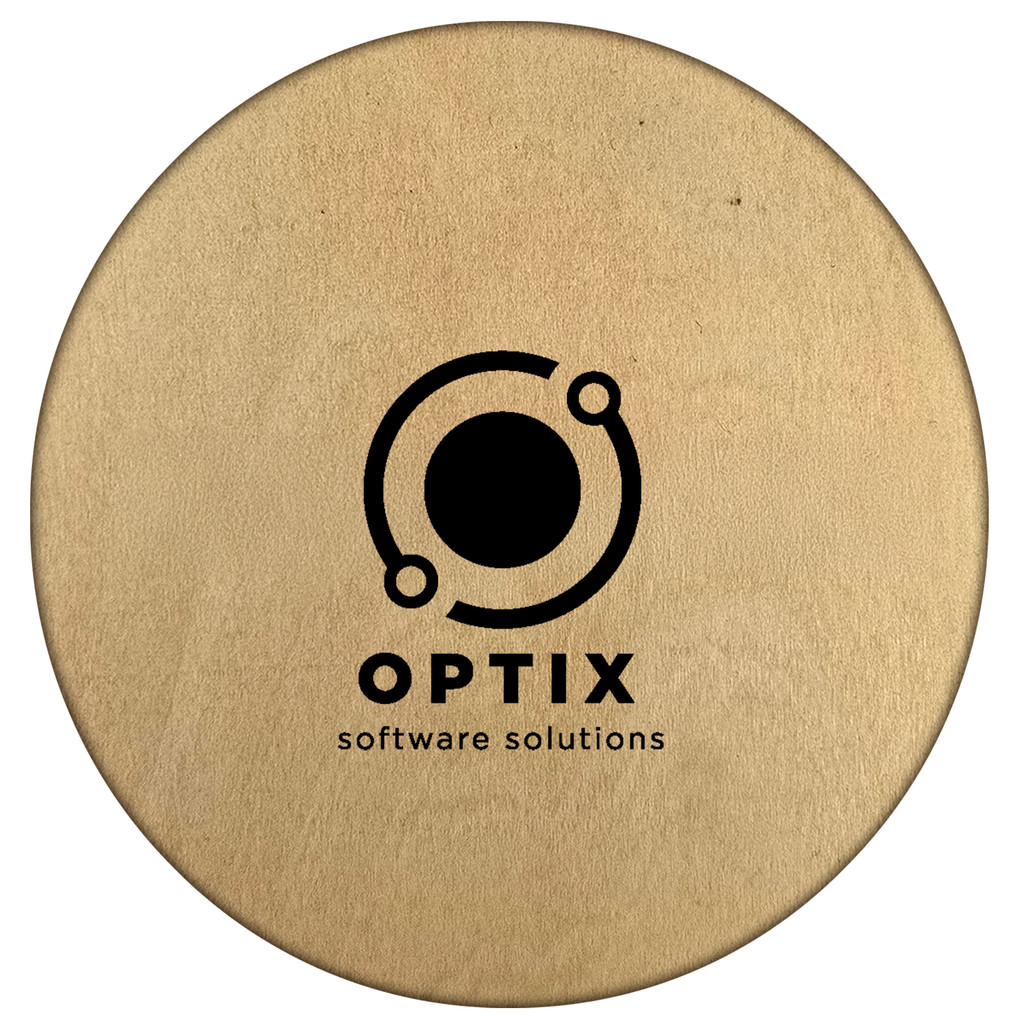 Labyrinth Layered Wood Coaster