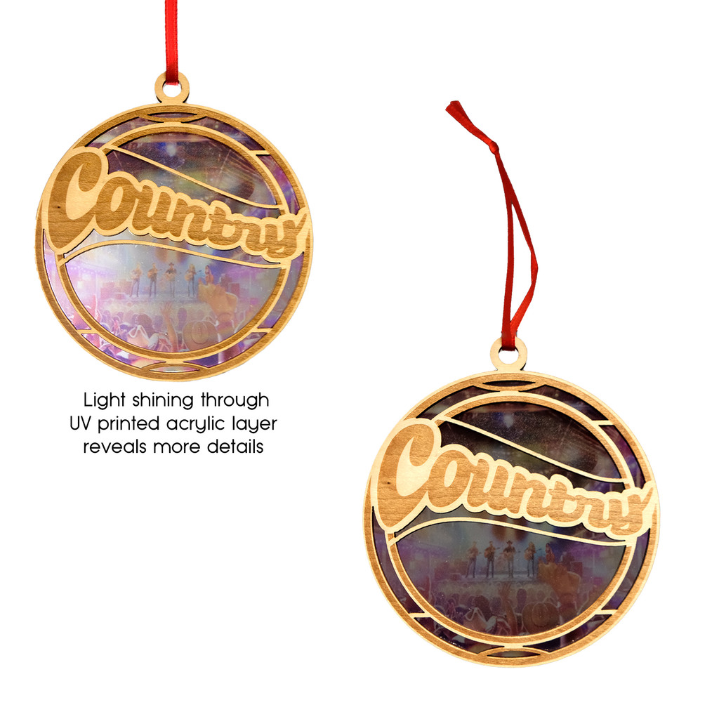 Layered Wood Ornament: Suncatcher:Suncatcher