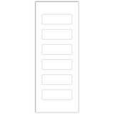 Click-It BLANK INSERT SHEET: 1" x 3"
