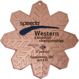 Diestruck Sandblasted Medals: 2" Dia:2" DIA