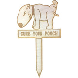 Custom Wood Garden Stakes: 3" W X 8" H X 1/4" D:3" W x 8" H x 1/4" D