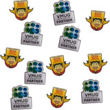 Offset & Screen Printed Lapel Pins: 1/2" W X 1/2" H:1/2" W x 1/2" H