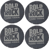 Custom Slate Coaster: 4 Piece Set Round:4 Piece Set Round