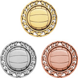 Stock Star Sports Medals: Volleyball:Volleyball