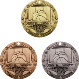 Stock World Class Sports & Academic Medals: Basketball:Basketball