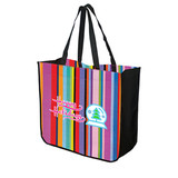 Extra Large Multi-Stripe Recycled Tote Extra Large Multi-Stripe Recycled Tote
