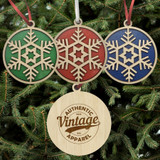 Layered Wood Ornament: Snowflake:Snowflake