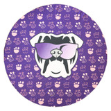 Round Beach Towel No Fringes
