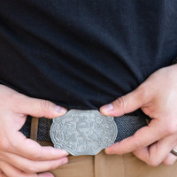 Belt Buckles: 3-1/2" W X 2-1/2" H:3-1/2" W x 2-1/2" H