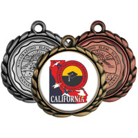 Digistock Medals: 3D Laurel Wreath Border With 2" Dia Insert:3D Laurel Wreath Border with 2" DIA Insert