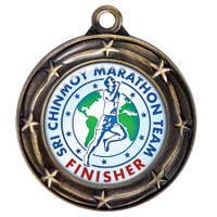 Digistock Medals: Shooting Star Border With 2" Dia Insert:Shooting Star Border with 2" DIA Insert