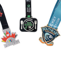 Diestruck Soft Enamel Medals: 3" Dia:3" DIA