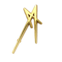 Die Cast Zinc Soft Enamel Lapel Pin: 1/2":1/2"