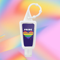 1oz. Hand Sanitizer With Removable Silicone Carabiner