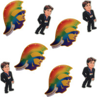 Offset & Screen Printed Lapel Pins: 3/4" W X 3/4" H:3/4" W x 3/4" H