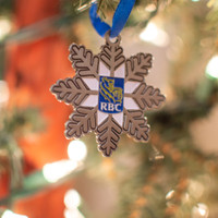 Die Struck Ornaments: 2" W X 2" H:2" W x 2" H