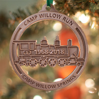 Die Struck Ornaments: 3" W X 3" H:3" W x 3" H