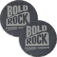 Custom Slate Coaster: 2 Piece Set Round:2 Piece Set Round