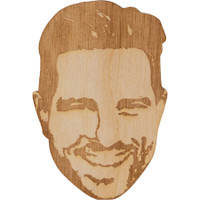 Wood Stickers: 4" W X 4" H:4" W x 4" H
