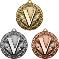 Stock Small Academic & Sports Laurel Medals: Victory:Victory