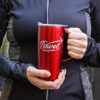 20 oz. Stainless Steel Vacuum Traveler with Handle