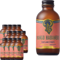 Portland Soda Works Mango Habanero Syrup: 12 Pack