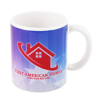 11 Oz USA Ceramic Mug: Full Color