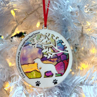 Layered Wood Ornament: Suncatcher:Suncatcher