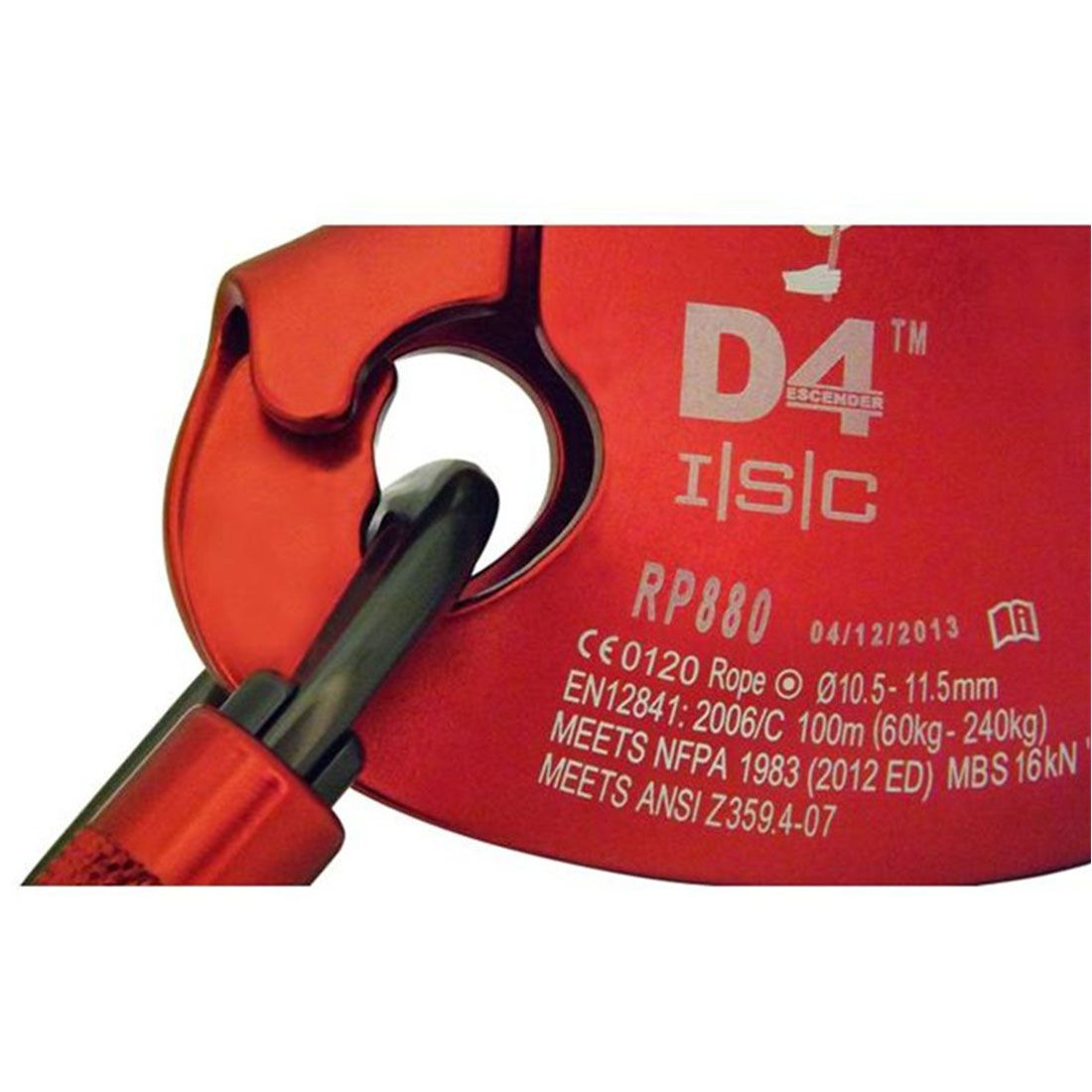 ISC Ｄ4（ディーフォー） ディッセンダー ISC D4 | Work/Rescue Descender | Thrill Syndicate - Professional
