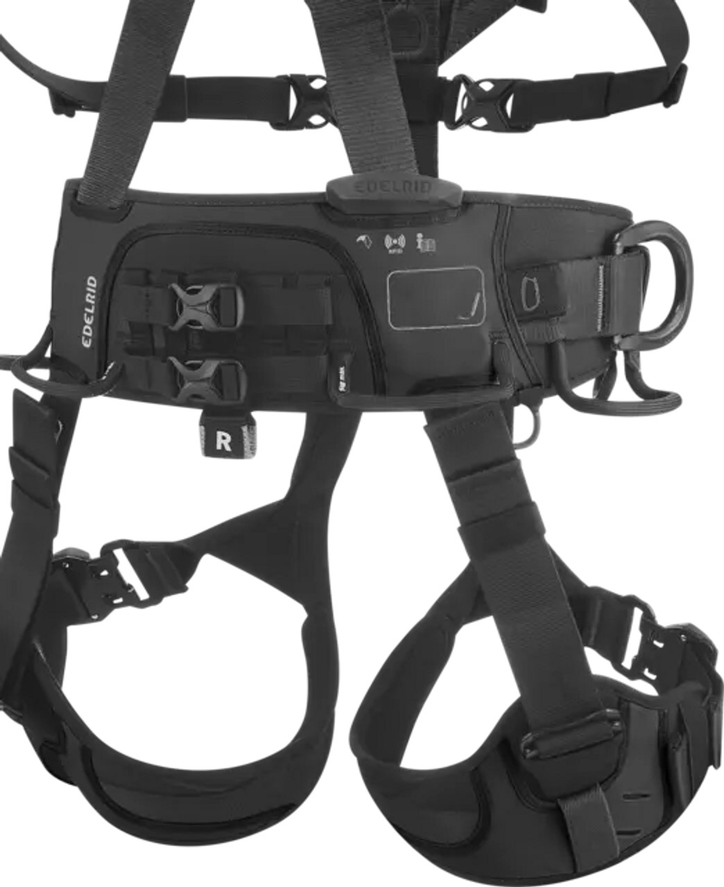 Edelrid VERTIC TRIPLE LOCK Black - Ropes Park Equipment