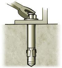Tighten nut turning approximately three or four full turns.