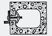 Anchoring to Hollow Core Concrete Block: 