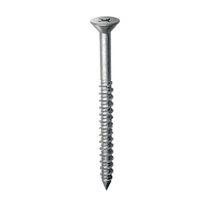 Picture for category Flat Head Silver Concrete Screws