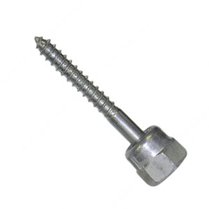 Image of Sammys® 1/2" Vertical Threaded Rod Anchor for Wood, 1/2"-13 Rod Size, 1/4" x 3" Screw Size - GST 3 - 8015925, 25/Box