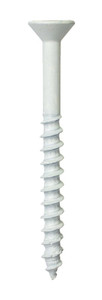 image of 1/4" x 3-3/4" Simpson Strong-Tie Titen Turbo® Star Flat-Head Concrete Screw, White, TNTW25334TF, 100/Box