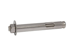 Image of 5/16" x 2-1/2" 304 Stainless Steel Hex Sleeve Anchor, 100/Box
