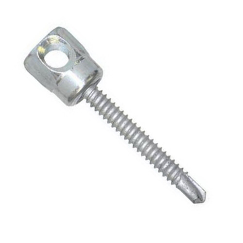 Image of Sammys® 3/8" Horizontal Threaded Rod Anchor for Steel, 3/8" - 16 Rod Size, 1/4"-14 x 1" Screw Size - SWD - 8050957, 25/Box