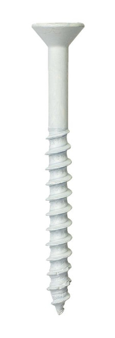 image of 1/4" x 3-3/4" Simpson Strong-Tie Titen Turbo® Star Flat-Head Concrete Screw, White, TNTW25334TF, 100/Box