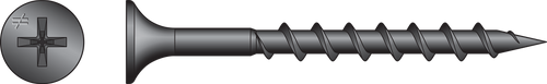 Image of Simpson DWC Drywall Screw (Collated) - #6 x 1-5/8" #2 Phillips Bugle-Head (2500/Box)