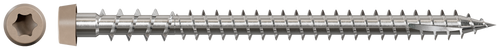 Image of Simpson Deck-Drive™ DCU COMPOSITE Screw (Collated) - #10 x 2-3/4" 316 Stainless Steel, Gray 01 (1000/Box)
