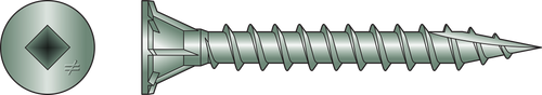Image of Simpson CB3BLG114S Fiber-Cement Board Screw (Collated) — #10 x 1-1/4 #3 SQU (1500/Box)