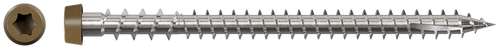 Image of Simpson Deck-Drive™ DCU COMPOSITE Screw (Collated) - #10 x 2-3/4" 316 Stainless Steel, Brown 05 (1000/Box)