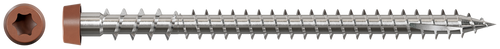 Image of Simpson Deck-Drive™ DCU COMPOSITE Screw (Collated) - #10 x 2-3/4" 316 Stainless Steel, Red (1000/Box)