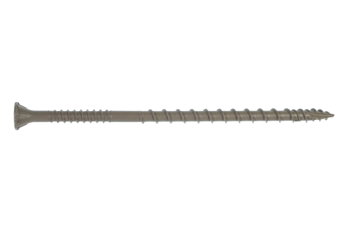 Image of Simpson Deck-Drive™ DSV WOOD Screw - #10 x 4" T-25, Flat Head, Quik Guard®, Tan (1000/Box)