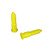 CONFAST 3/16" x 1" 8-10 Yellow Plastic Ribbed Drywall Anchor